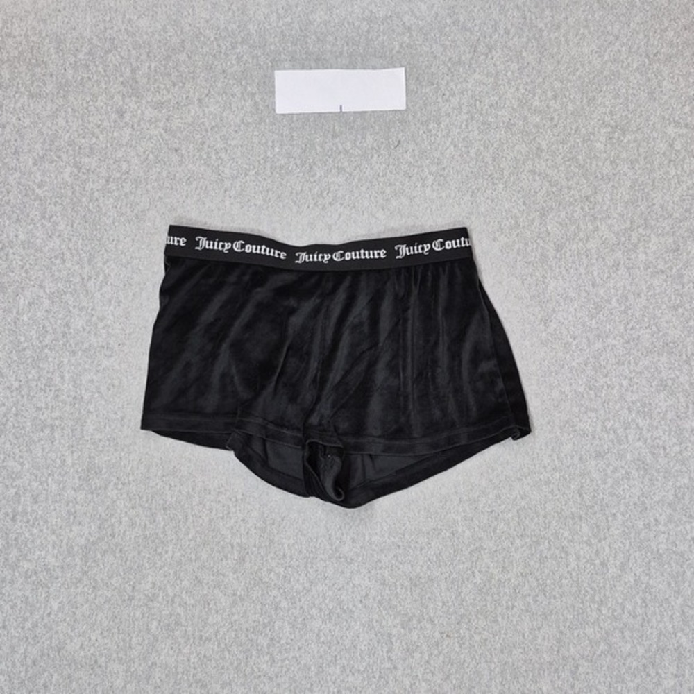 Juicy Couture Women Sleepwear‎ S Black Sleep Shorts Juicy Logo Rhinestone Bling